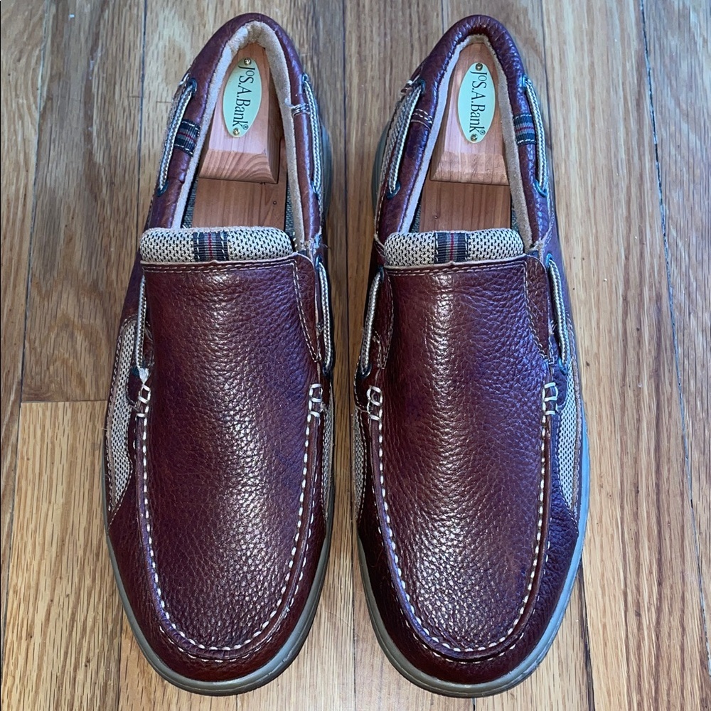 Anthropologie G.H. Bass & Co. Baron III boat shoes. Brown Leather. Size 13.